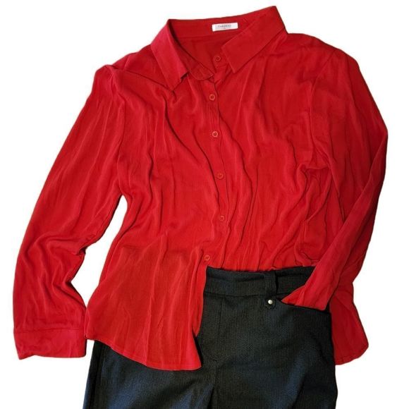 Sunbine Red blouse XL - Picture 2 of 4